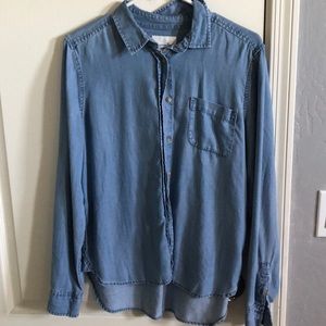 American Eagle long sleeve jean tee